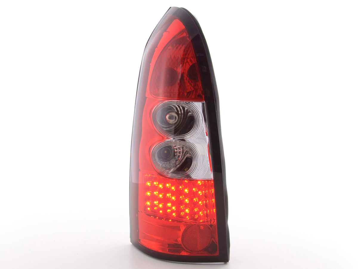 LED Rückleuchten Set Opel Astra G Caravan 98-03 klar/rot LED Rückleuchten Set Opel Astra G Caravan 98-03 klar/rot